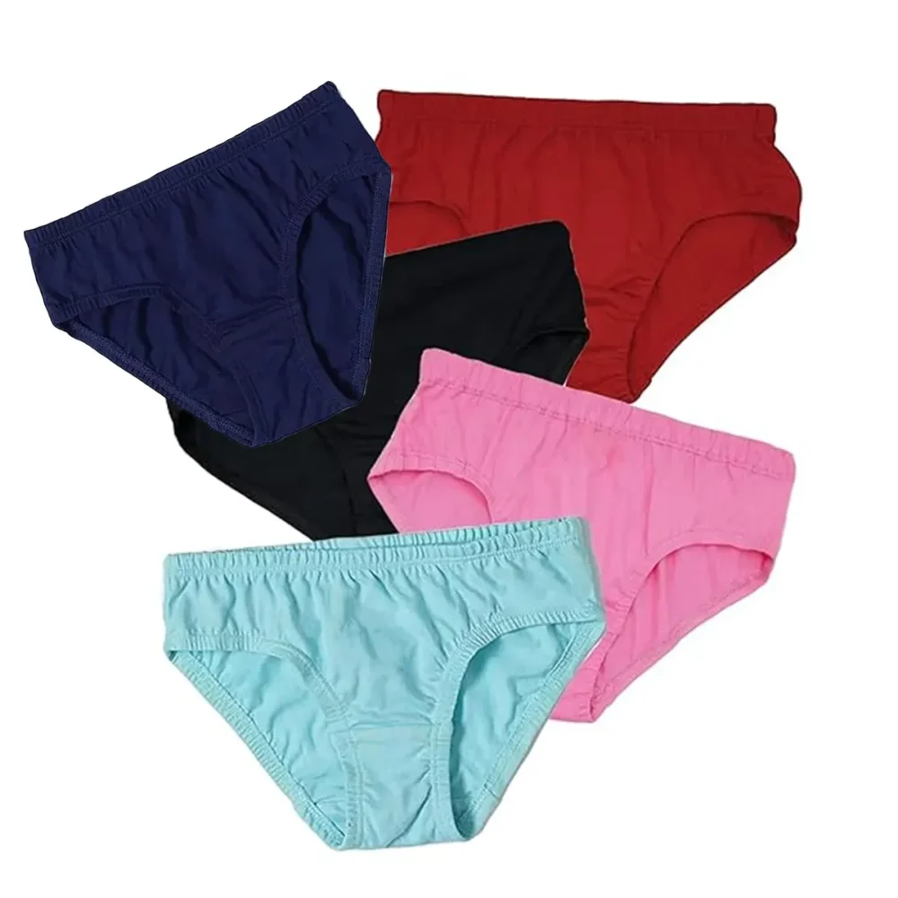 5-Pack Soft Cotton Women’s Panties – Comfy, Multicolor Everyday Underwear - Image 3