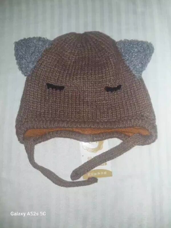 Premium Thai Wool Caps with Inner Cotton Lining Kids Comfort for Ages 1-6 Years, Suitable for Boys and Girls