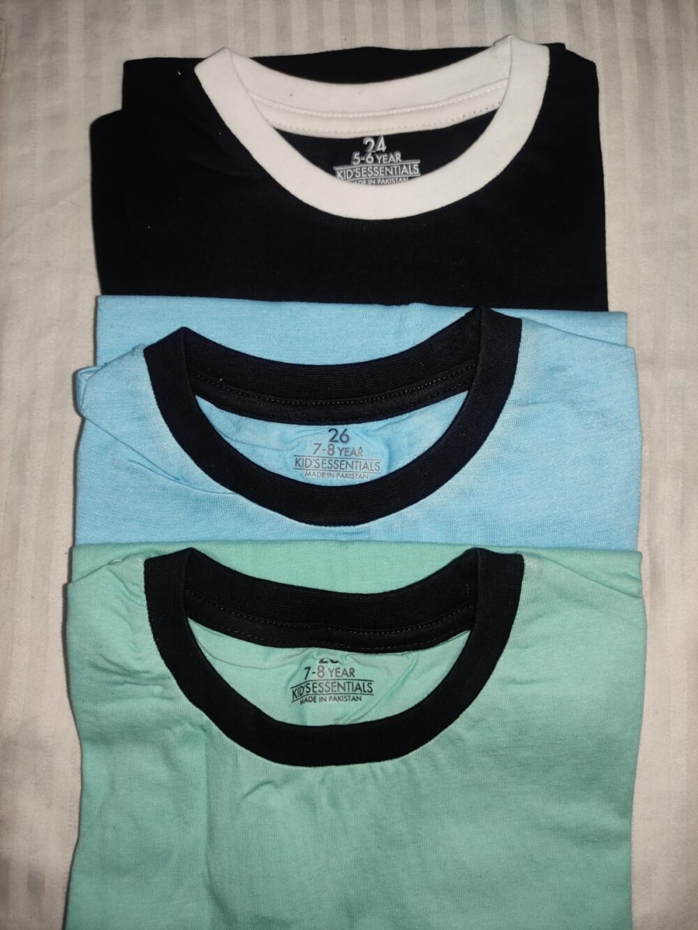 Pack Of 3 Ultra-Soft Kids Cotton T-Shirts Export Quality - Image 5
