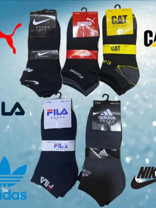 Premium Men’s Ankle Socks – Lightweight, Breathable, Perfect Fit - Pack of 3