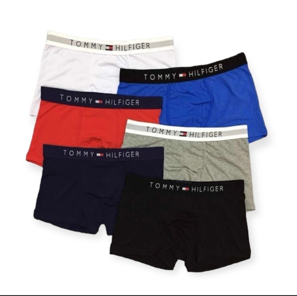 Premium Quality Brand Logo Embossed Boxers Pack Of 3 Underwear Trunks Underpants - Image 4