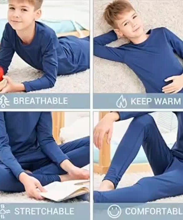 Premium Quality Pack of 1 Thermal Suits for kids and Girls Warm and Cozy